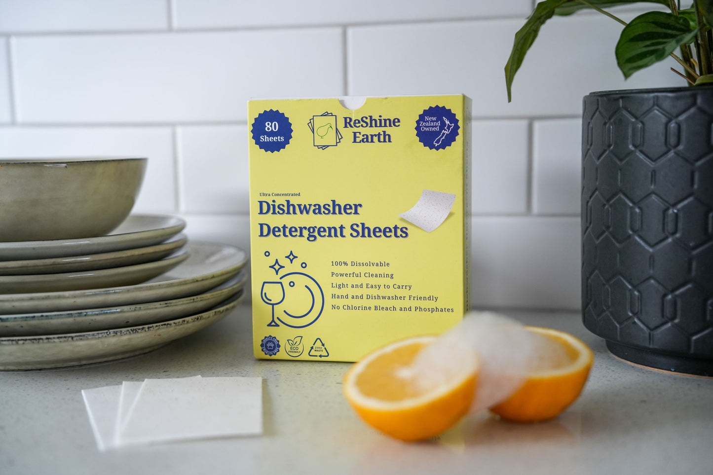 All in One Starter Pack, Dishwasher, Laundry, Floor and Toilet Detergent Sheets, 240 Washes
