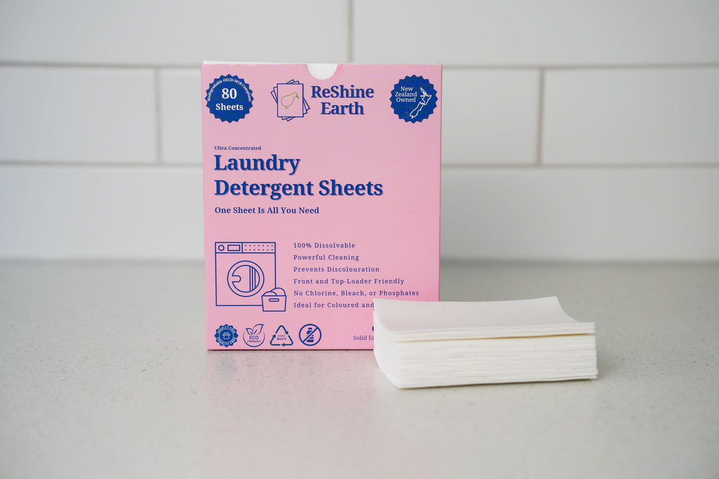 Duo Pack, Cherry Laundry Detergent Sheets, 160 Washes
