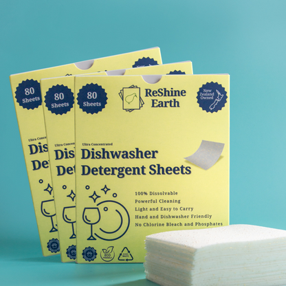 Three Pack, Dishwasher Detergent Sheets, 240 Washes