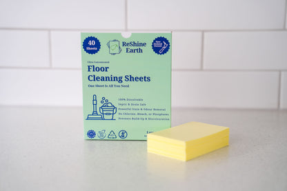 Combo Starter Pack, Toilet and Floor Cleaning Sheets, 80 Washes