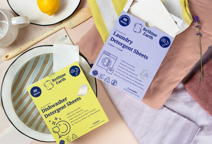 Bundle Starter Pack, Laundry and Dishwasher Detergent Sheets, 160 Washes