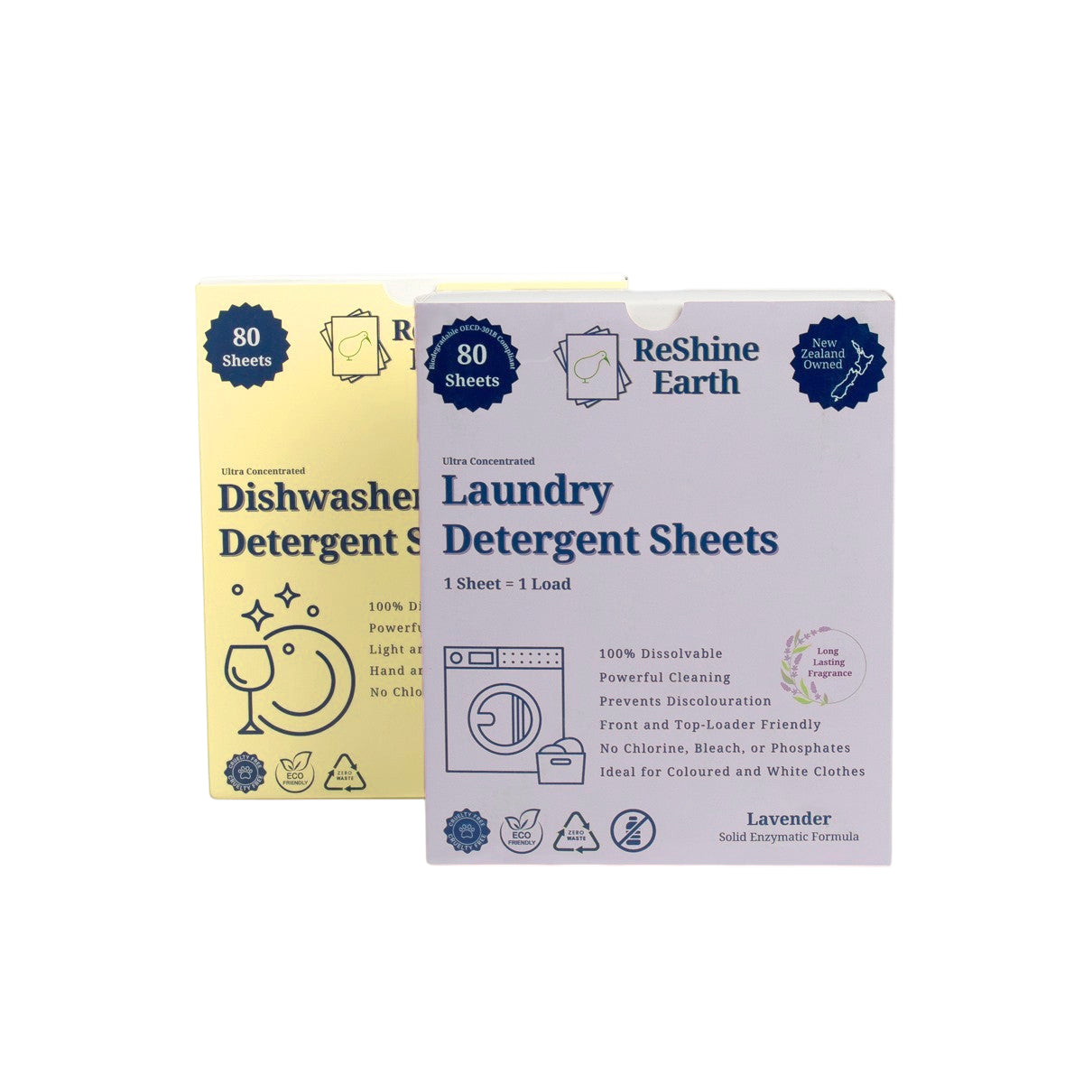 Bundle Starter Pack, Laundry and Dishwasher Detergent Sheets, 160 Washes