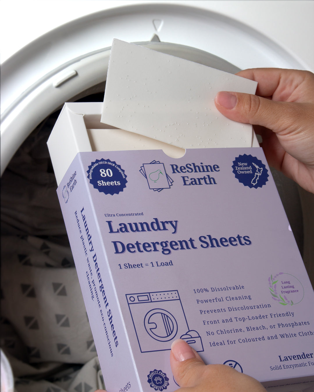 NZ's 1st Laundry Detergent Sheets with Solid Enzymes for Tough Stains ...