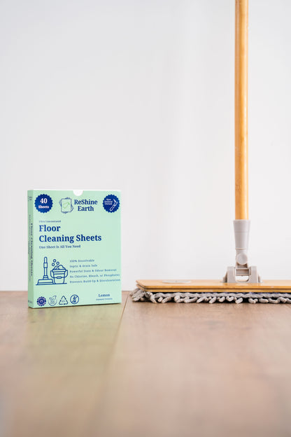 Combo Starter Pack, Toilet and Floor Cleaning Sheets, 80 Washes