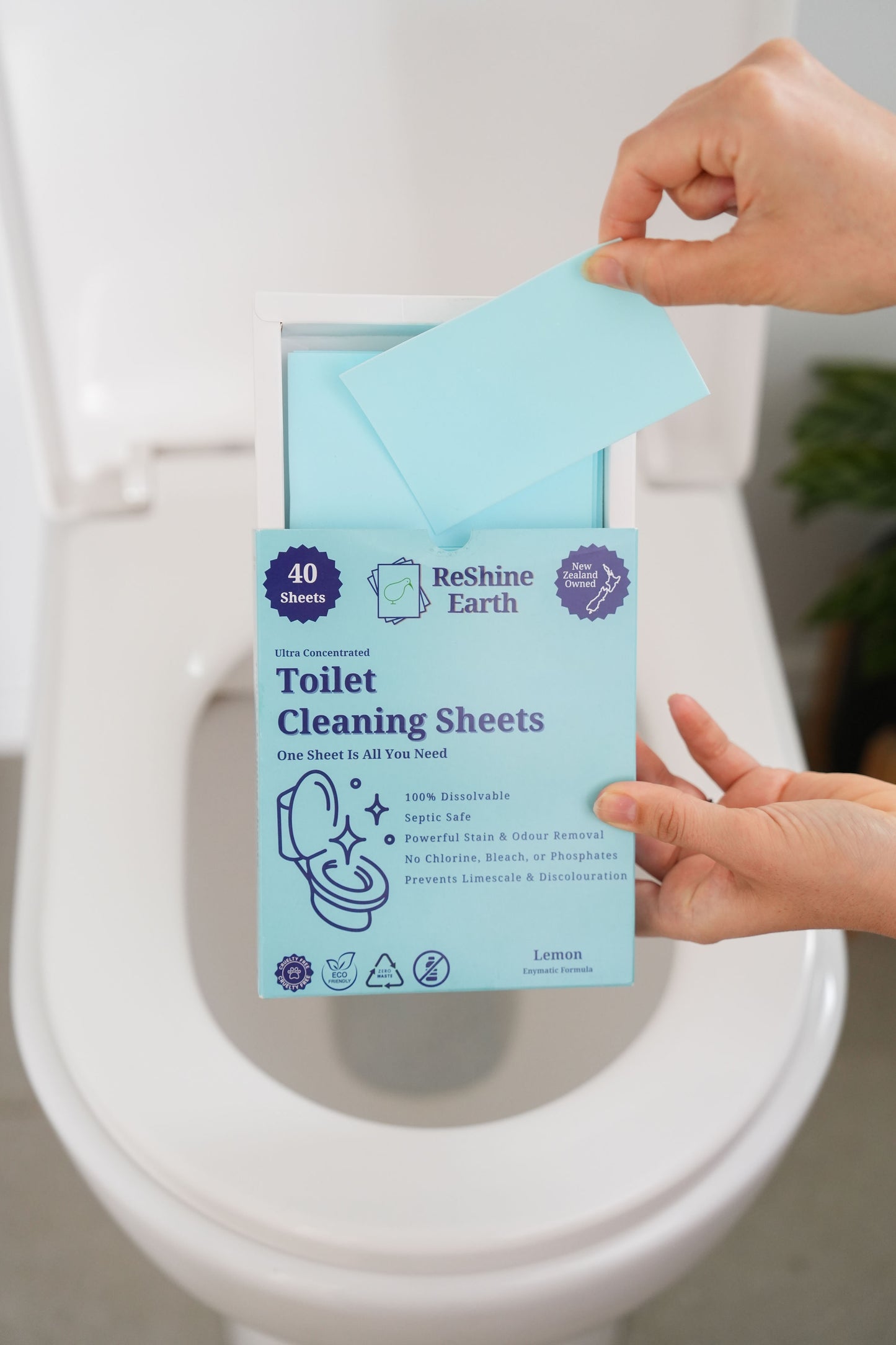 Combo Starter Pack, Toilet and Floor Cleaning Sheets, 80 Washes