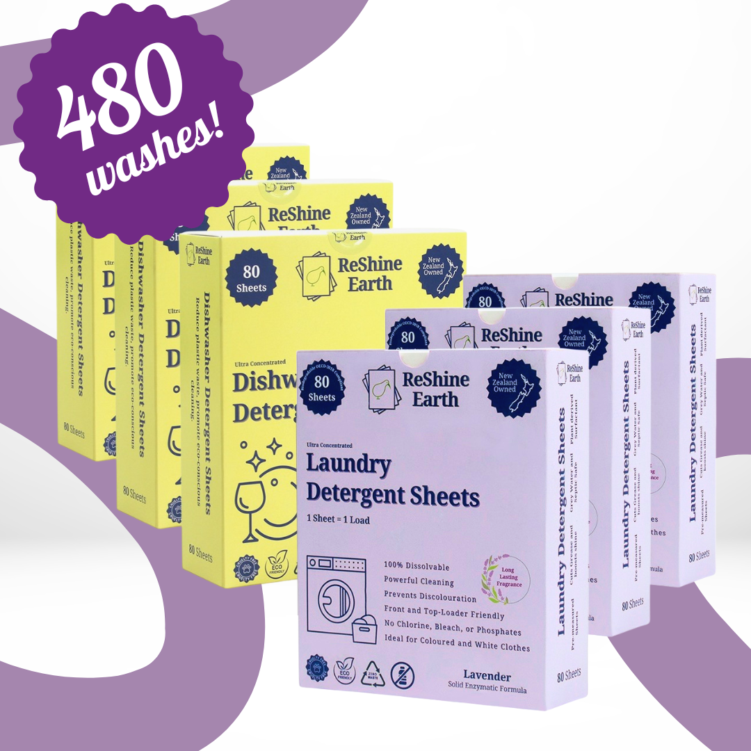 Bundle Value Pack, Laundry and Dishwasher Detergent Sheets, 480 Washes